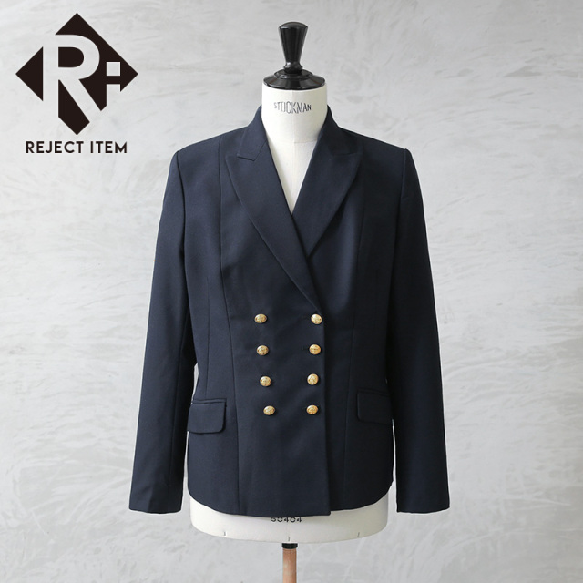 リジェクト 訳あり品 実物 USED フランス海軍 レディース ダブル セレモニージャケット【キャンペーン対象外】【I】 ミリタリー