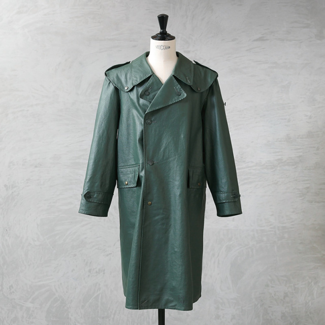 実物 USED スイス軍 PVCレザー レインコート【キャンペーン対象外】【I】ミリタリー