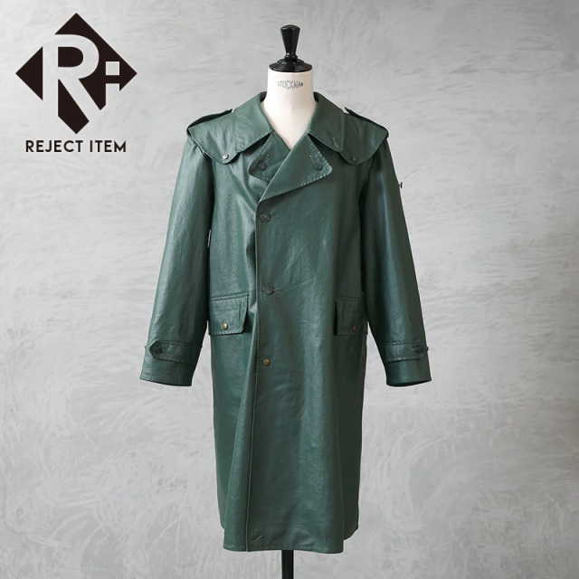 リジェクト 訳あり品 実物 USED スイス軍 PVCレザー レインコート【キャンペーン対象外】【I】 ミリタリー