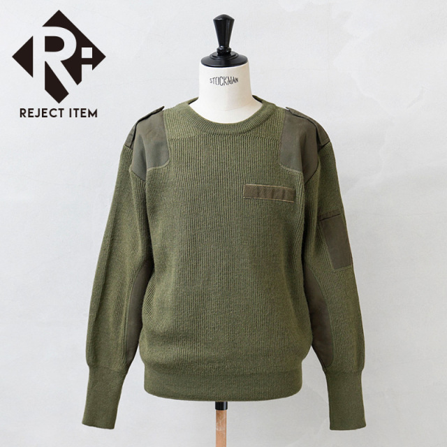 リジェクト 訳あり品 実物 USED イタリア軍 コマンドセーター オリーブ【キャンペーン対象外】【I】 ミリタリー