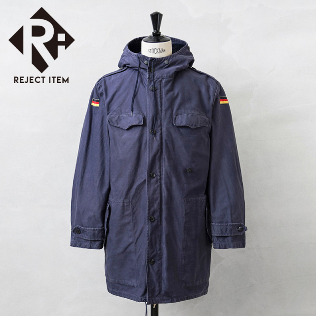 リジェクト 訳あり品 実物 USED ドイツ海軍 ボアライニング フィールドパーカー NAVY【キャンペーン対象外】【I】 ミリタリー