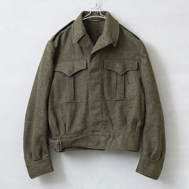 実物 新品 デッドストック カナダ軍 BATTLE DRESS（バトルドレス）ウール ジャケット【キャンペーン対象外】【I】ミリタリー
