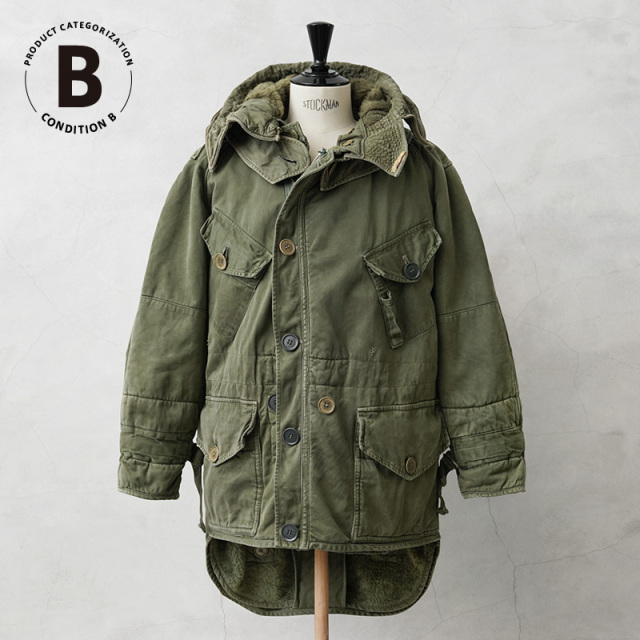 希少 実物 USED イギリス軍 MIDDLE PARKA（ミドルパーカー）3rd 後期型 コンディションB【キャンペーン対象外】【I】ミリタリー