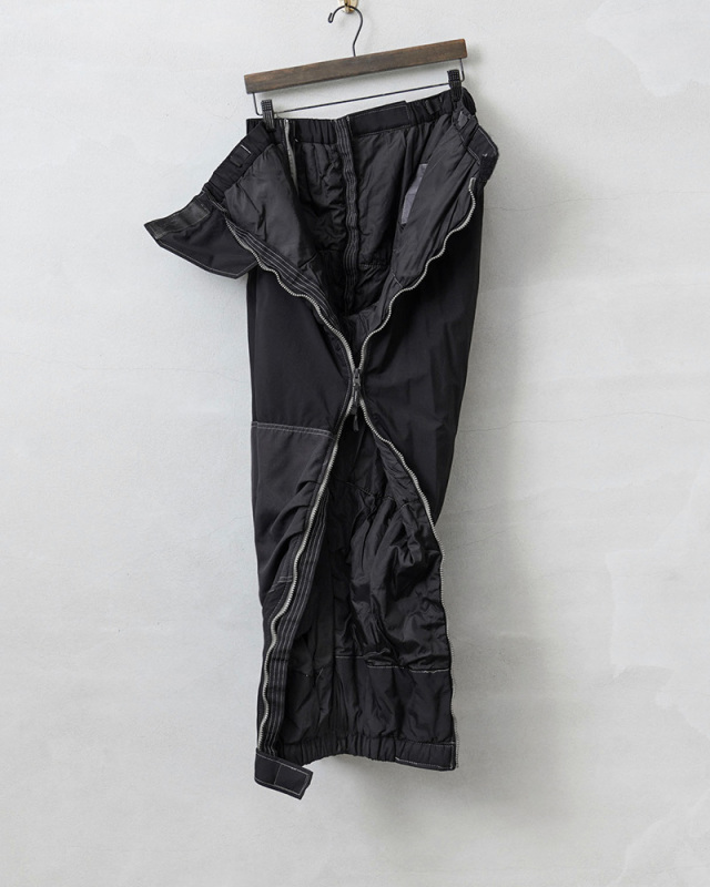 実物 USED 米軍 ECWCS Gen III Level 7 パンツ DEEP BLACK染め 