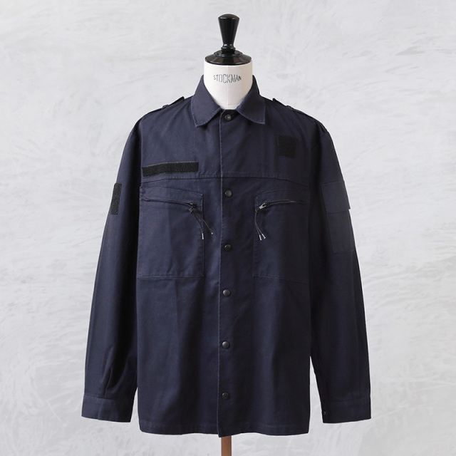 ☆今だけ15%OFF☆実物 USED オランダ海軍 サイドスリット ユーティリティ ワークジャケット【キャンペーン対象外】【I】ミリタリー