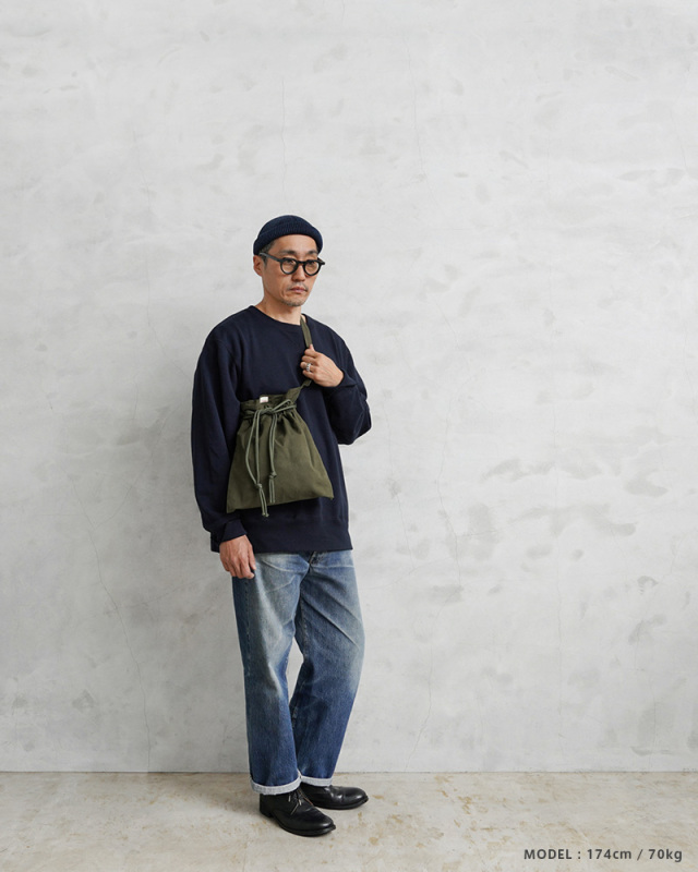 kapital ダメージドショートアドエプロン　バッグ　レッド AMERICAN RED CROSS TYPE APRON BAG/アメリカンレッドクロス