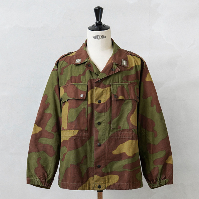 実物 USED イタリア軍 M-29 TELO MIMETICO 60’s パラトルーパー コンバット ジャケット / サンマルコカモ【キャンペーン対象外】【I】ミリタリー