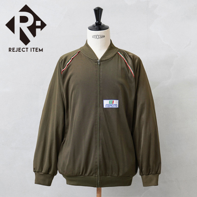 リジェクト 訳あり品 実物 USED イタリア軍 トレーニング ジャケット リブカラー【キャンペーン対象外】【I】 ミリタリー