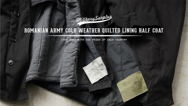 実物 新品 デッドストック ルーマニア軍 DETACHABLE キルティング  