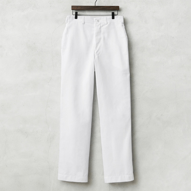 実物 新品 デッドストック 米軍 HOSPITAL DUTY（ホスピタル デューティー）ホワイト トラウザーズ / ワークパンツ【キャンペーン対象外】【I】ミリタリー