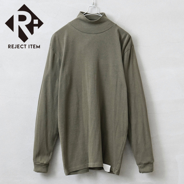 リジェクト 訳あり品 実物 USED イギリス軍 RAF（ROYAL AIR FORCE）AIRCREW モックネック  L/S Tシャツ / ROLL NECK【キャンペーン対象外】【I】 ミリタリー