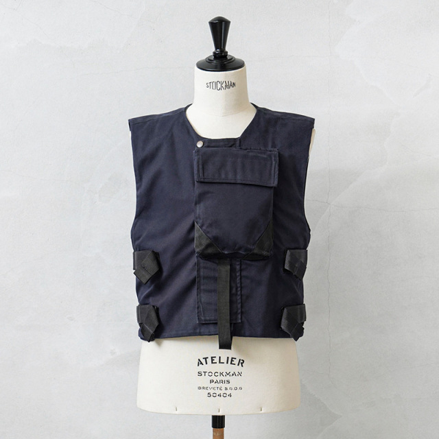 ☆今だけ15%OFF☆実物 USED イギリス軍 コンバット ボディアーマーベスト NAVY【キャンペーン対象外】【I】ミリタリー