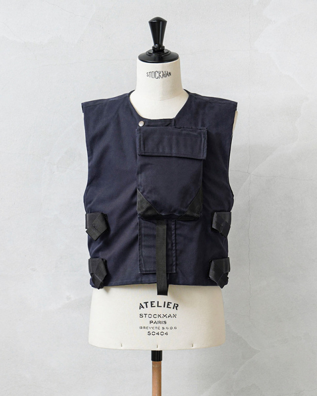 実物 USED イギリス軍 コンバット ボディアーマーベスト NAVY
