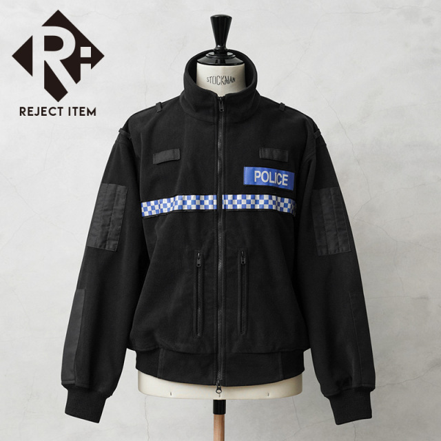 リジェクト 訳あり品 実物 USED イギリス警察 WINDPROOF POLICE フリースジャケット ポリスリフレクターあり【キャンペーン対象外】【I】 ミリタリー