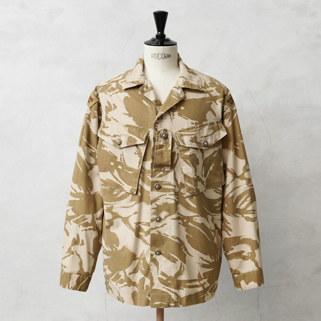 実物 USED イギリス軍 TROPICAL COMBAT ジャケット デザートDPMカモ【キャンペーン対象外】【I】ミリタリー