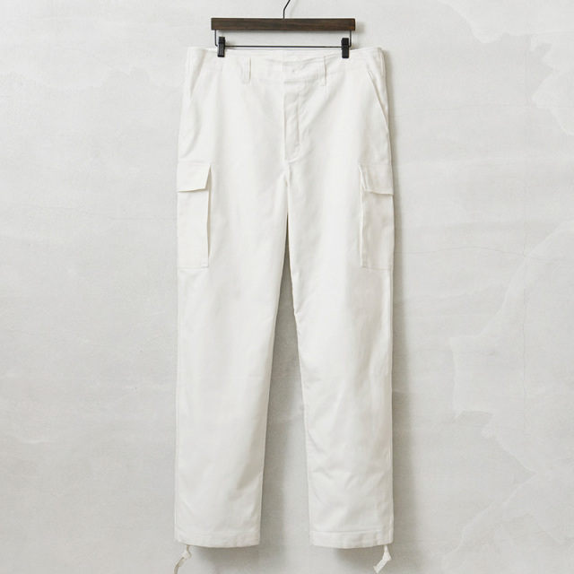 新品 ドイツ軍 COMMERCIAL MODEL モールスキン カーゴパンツ ホワイト【キャンペーン対象外】【I】ミリタリー