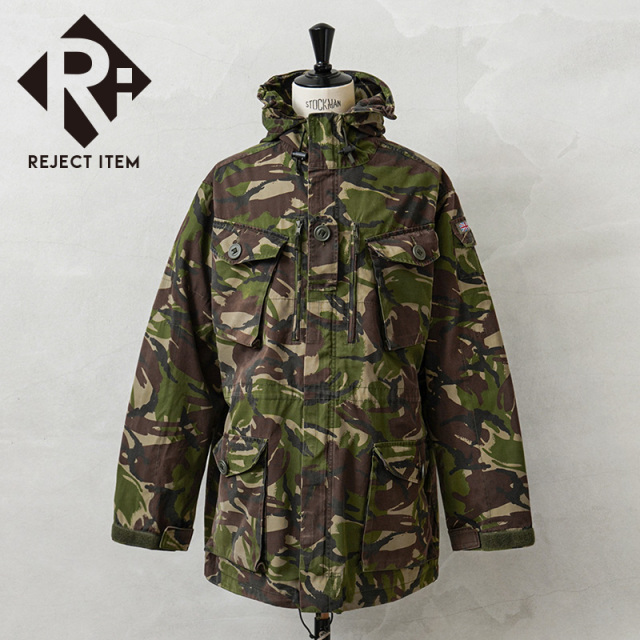 リジェクト 訳あり品 実物 USED イギリス軍 WINDPROOF コンバット スモック DPMカモ【キャンペーン対象外】【I】 ミリタリー