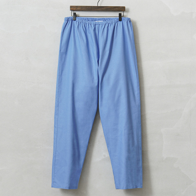 実物 新品 デッドストック ドイツ軍 パジャマパンツ ライトブルー【キャンペーン対象外】【I】ミリタリー
