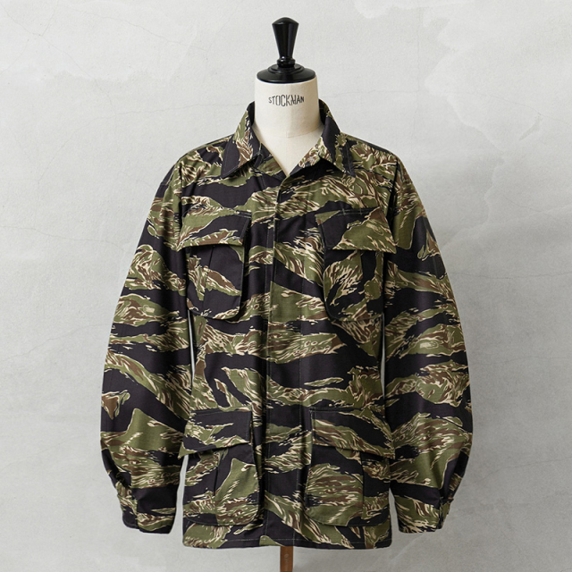 MADE IN USA 新品 デッドストック 米軍 MCGUIRE ARMY NAVY社製 ジャングル ファティーグ ジャケット タイガーストライプ PATTERN【A】【キャンペーン対象外】【I】
