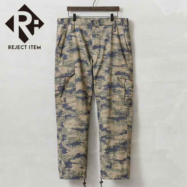 リジェクト 訳あり品 実物 USED トルコ軍 AIR FORCE リップストップ カーゴパンツ NANOカモ / トルコ空軍【キャンペーン対象外】【I】 ミリタリー