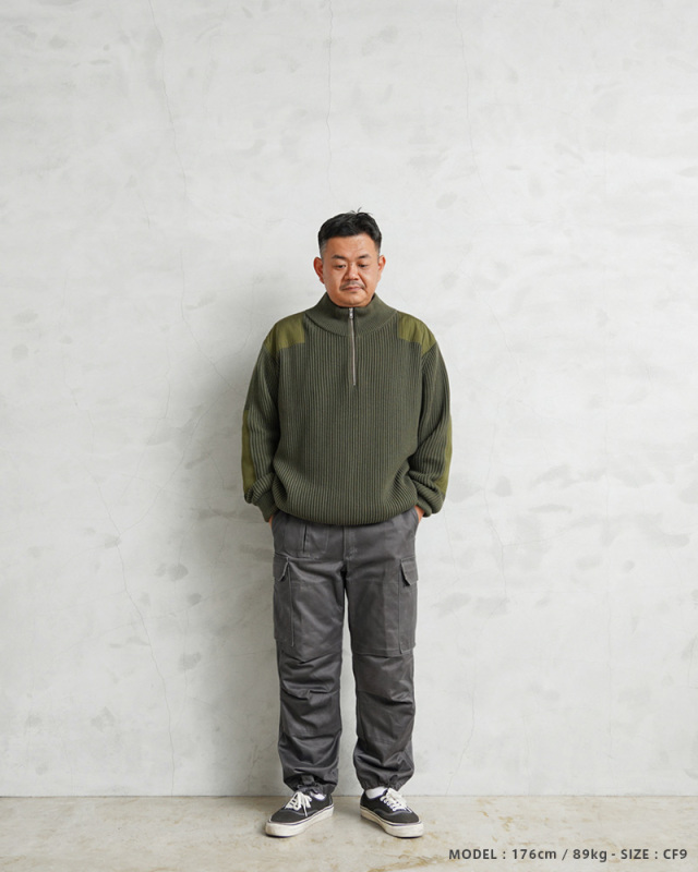 実物 USED デンマーク軍 M-71 ダブルニー コンバット カーゴパンツ  