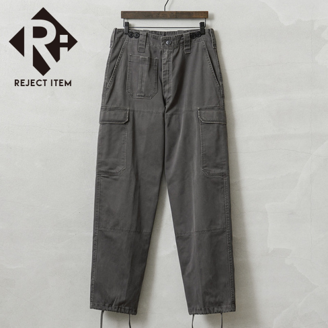 リジェクト 訳あり品 実物 USED デンマーク軍 M-71 ダブルニー コンバット カーゴパンツ ベルトループ付き 後期型【キャンペーン対象外】【I】  ミリタリー
