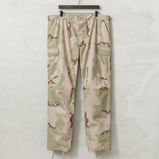 実物 新品 デッドストック 米軍 DCU カーゴパンツ 3カラーデザート ノンリップ / 3C DESERT CAMO BDU【キャンペーン対象外】【I】ミリタリー