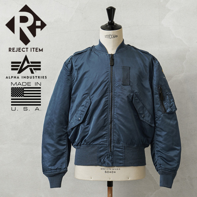 【貴重】アルファ　L-2A デッドストック　米国製　L リジェクト 訳あり品 ALPHA アルファ デッドストック MADE IN