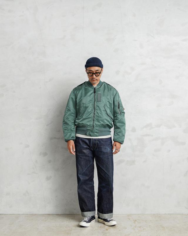 ALPHA アルファ デッドストック MADE IN USA L-2B フライトジャケット 