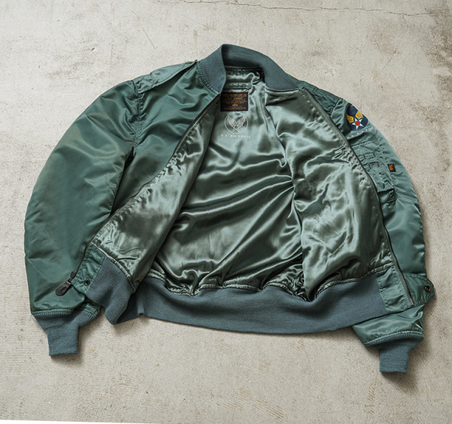 ALPHA アルファ デッドストック MADE IN USA L-2B フライトジャケット 