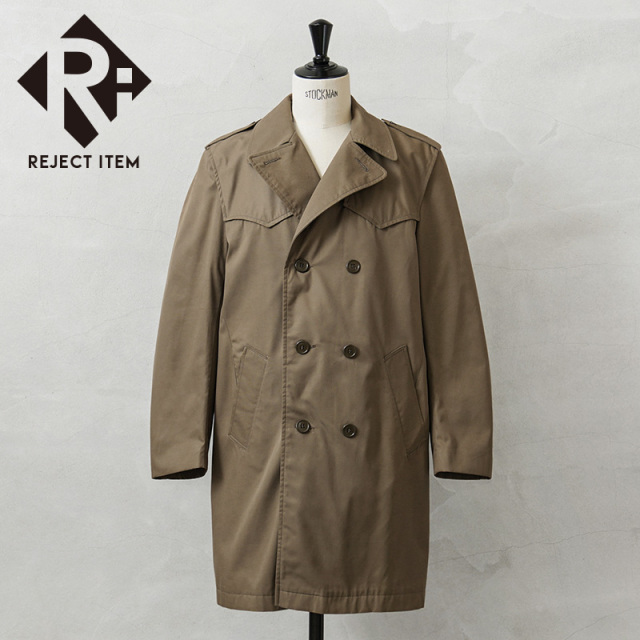 リジェクト 訳あり品 実物 USED イタリア軍 E.I. トレンチコート カーキ ボアライナーベスト付き / イタリア陸軍【キャンペーン対象外】【I】 ミリタリー