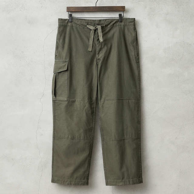 実物 USED ベルギー軍 M-88 フィールド オーバーパンツ OD 裾ドローコード無し【キャンペーン対象外】【I】ミリタリー