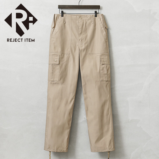 リジェクト 訳あり品 実物 新品 デッドストック オランダ軍 ベイカーポケット BDU カーゴパンツ KHAKI【キャンペーン対象外】【I】 ミリタリー