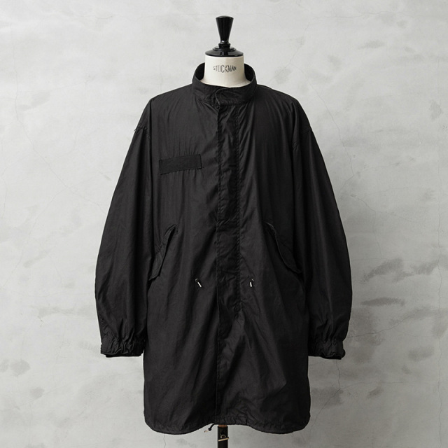 希少 実物 新品 デッドストック 米軍 M-65フィッシュテール モッズコートシェル DEEP BLACK染め【キャンペーン対象外】【T】ミリタリー