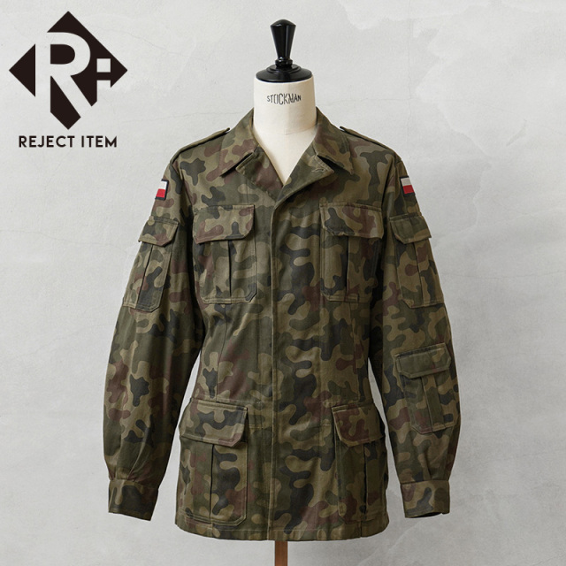 リジェクト 訳あり品 実物 USED ポーランド軍 Wz93 Pantera Camo ノンリップ フィールド ジャケット【キャンペーン対象外】【I】 ミリタリー