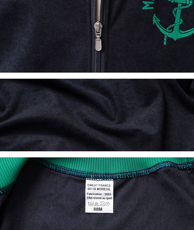 WAIPER.inc 実物 新品 デッドストック フランス海軍 リメイク