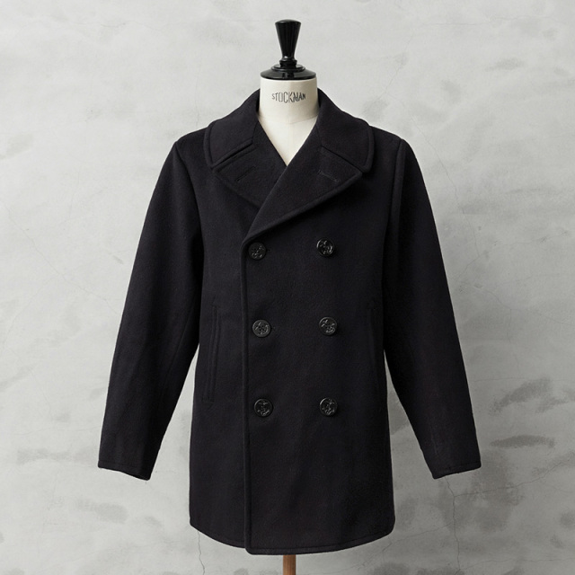 実物 USED 米軍 U.S.NAVY 70’s MELTON（メルトン）ウール ピーコート DARK NAVY / Pコート PEA COAT【キャンペーン対象外】【I】ミリタリー