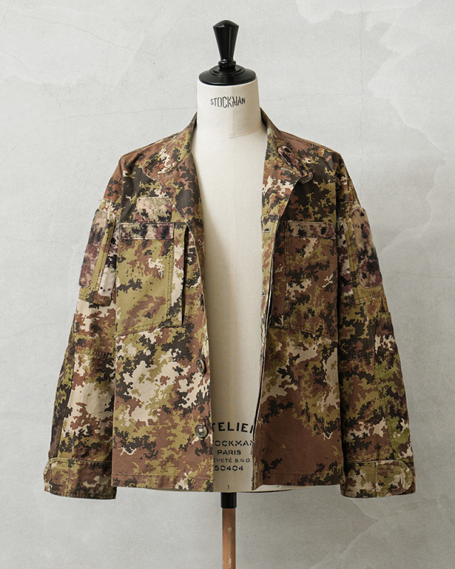 実物 USED イタリア軍 現用 C/NYツイル コンバットジャケット