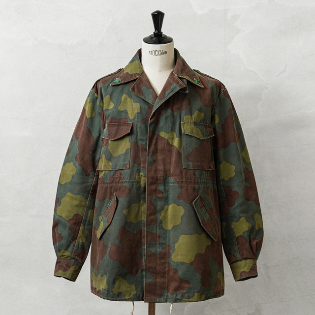 実物 USED イタリア軍 フィールドジャケット サンマルコカモフラージュ ライナー付き【キャンペーン対象外】【I】ミリタリー