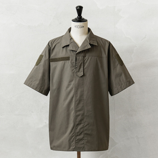 実物 新品 デッドストック オーストリア軍 プルオーバー ショートスリーブ フィールドシャツ【キャンペーン対象外】【I】ミリタリー