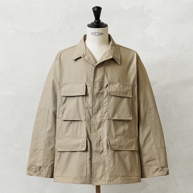 MADE IN USA 新品 米軍 デッドストック BDU ジャケット カーキ 後期型タイプ ウエストアジャスター無し【キャンペーン対象外】【I】