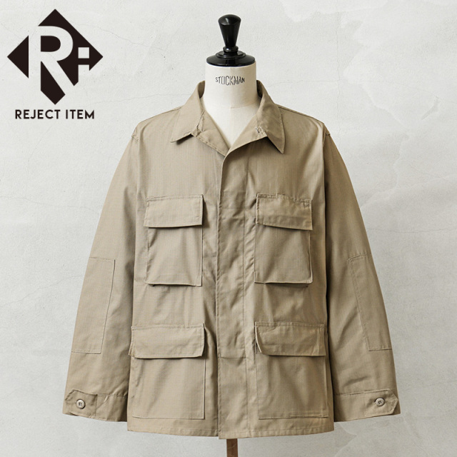 リジェクト 訳あり品 MADE IN USA 新品 米軍 デッドストック BDU ジャケット カーキ 後期型タイプ ウエストアジャスター無し【キャンペーン対象外】【I】