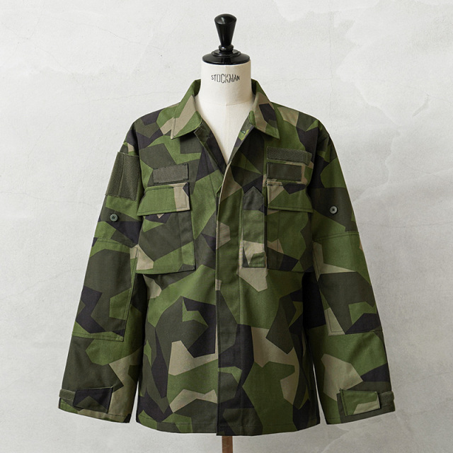 実物 新品 デッドストック スウェーデン軍 M-90 フィールドジャケット スカンジナビアカモ / M90L M90パターン【キャンペーン対象外】【I】ミリタリー