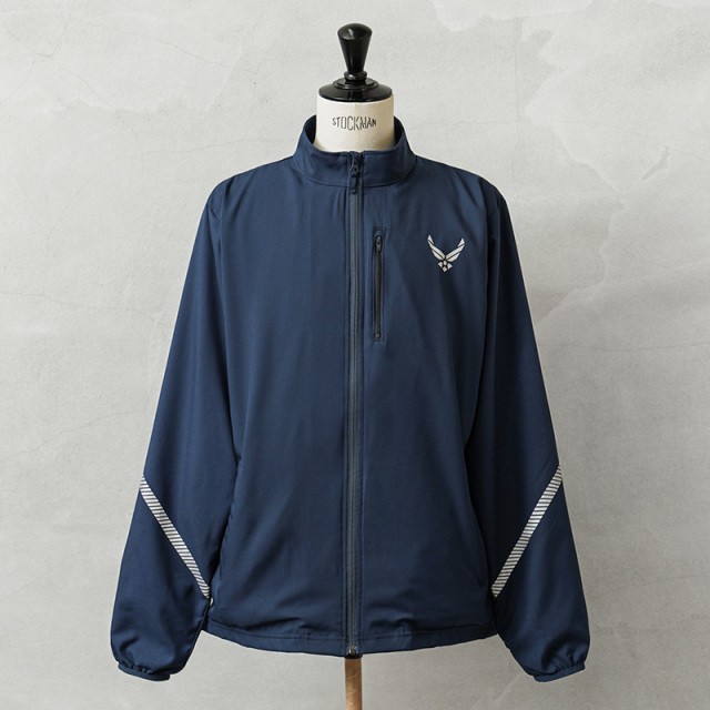 実物 新品 デッドストック 米軍 U.S. AIR FORCE PTG トラックジャケット MENS&WOMENS / トレーニングジャケット 米空軍【キャンペーン対象外】【I】ミリタリー