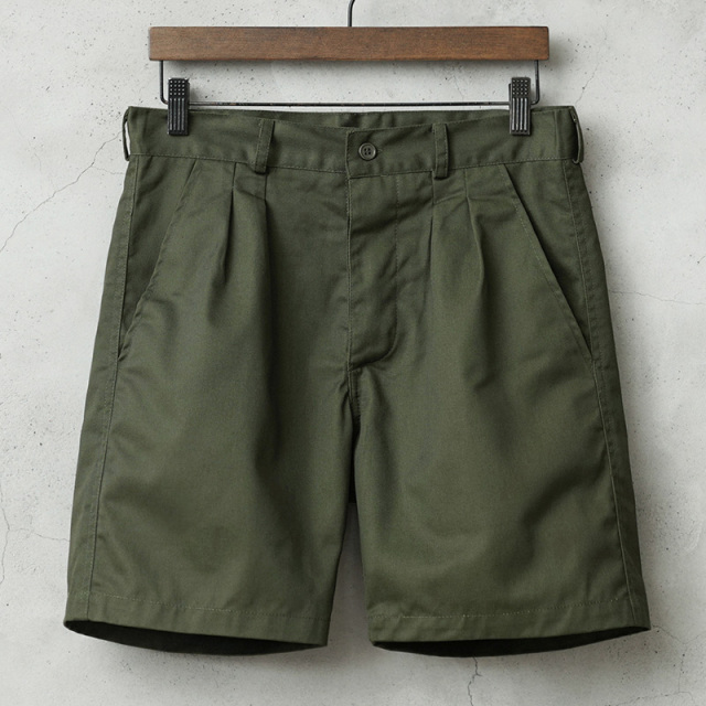 実物 新品 デッドストック フランス軍 バミューダショーツ OLIVE / ショートパンツ【キャンペーン対象外】【I】 ミリタリー