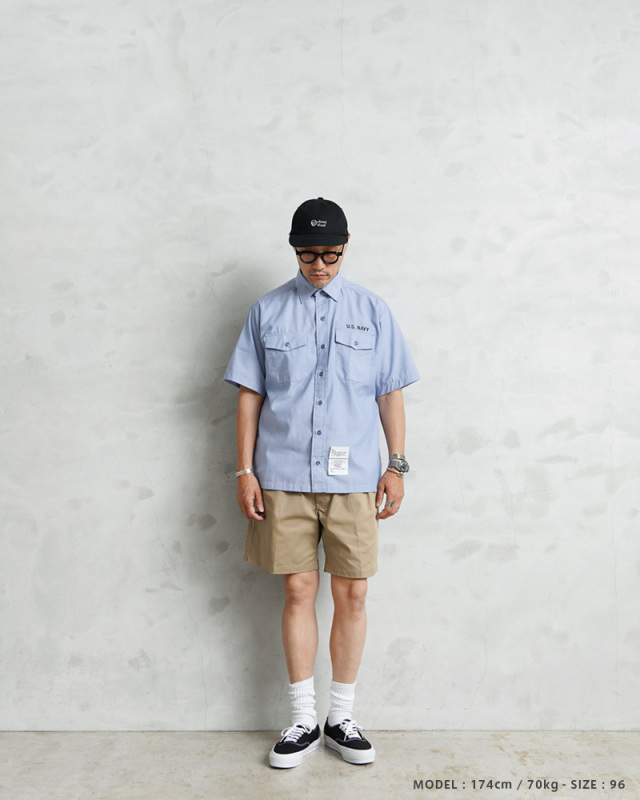 実物 新品 デッドストック フランス軍 バミューダショーツ KHAKI