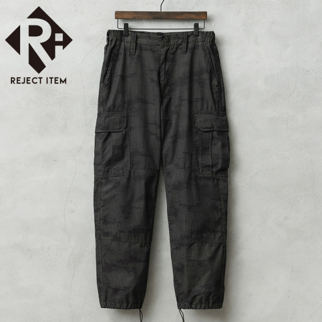 リジェクト 訳あり品 実物 USED トルコ軍 AIR FORCE リップストップ カーゴパンツ NANOカモ BLACK染め / トルコ空軍【キャンペーン対象外】【I】 ミリタリー