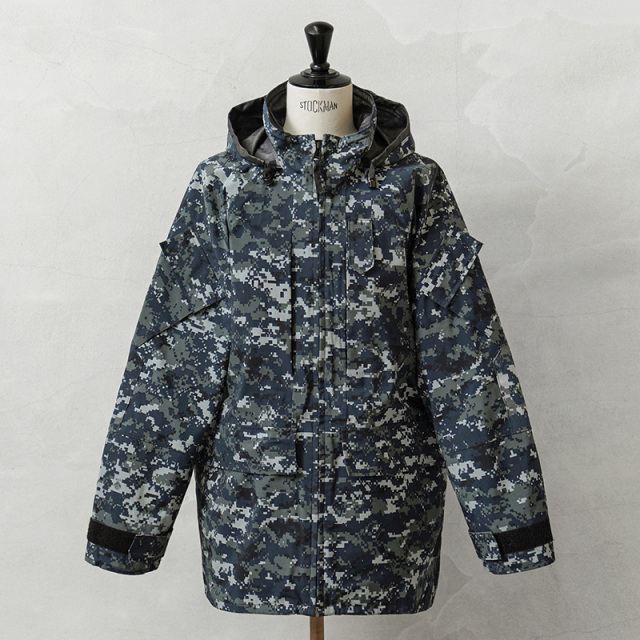 実物 USED 米軍 U.S.NAVY ECWCS GEN2 NWU TYPE1 デジタルカモ GORE-TEX パーカー / ゴアテックス【キャンペーン対象外】【I】 ミリタリー