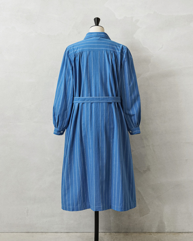 60s/デッドストック/スウェーデン軍 ブルーストライプ ホスピタルコート/M 実物 新品 デッドストック スウェーデン軍 60's ブルー