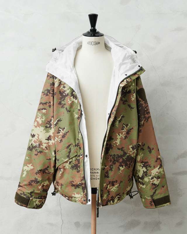 実物 新品 デッドストック イタリア軍 WATERPROOF リバーシブル